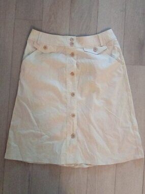 Max Mara Weekend Button Down Skirt Size 8 Cotton Blend